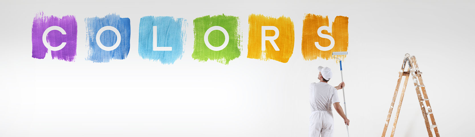 Black and white painted living room